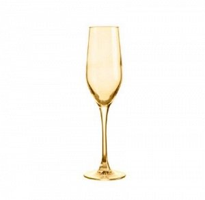 Набор бокалов для шампанского, 6 шт, 160 мл, стекло, СЕЛЕСТ Золотистый хамелеон