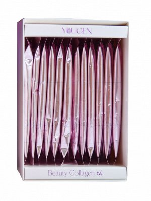 YUUGEN Beauty Collagen α Омолаживающий курс с коллагеном и ласточкиным гнездом, 3 упаковки