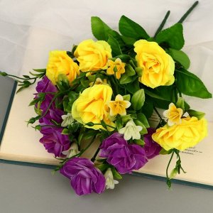Букет искусственный «Розочки», 5x27 см, МИКС