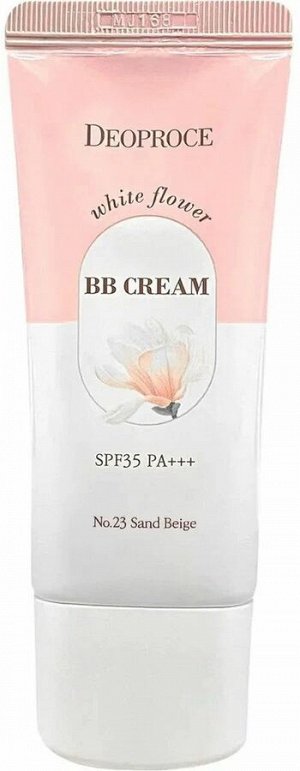 DEOPROCE ББ крем с экстрактом белых цветов  WHITE FLOWER BB CREAM SPF35 PA+++