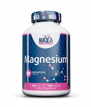 Магний Haya Labs Magnesium Citrate 200мг - 100 таб.