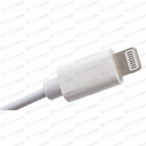 Кабель-переходник для мобильных устройств Adpter Safe Cable, с Lightning (M) на mini-jack (F), 11см, белый, арт. C06-01A
