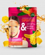 Маска для лица &quot;FITO SUPERFOOD&quot; Гидрогелевая Питательная Банан+Манго 38мл.