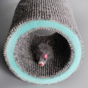 Игрушка-когтеточка "Кошки-мышки", ковролин, 16 х 9 см микс 4506408