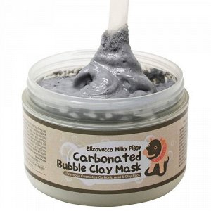 Пузырьковая глиняная маска для лица Elizavecca Milky Piggy Carbonated Bubble Clay Mask
