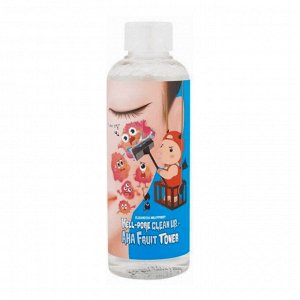 Тоник-пилинг с фруктовыми кислотами Elizavecca Hell-Pore Clean Up Aha Fruit Toner