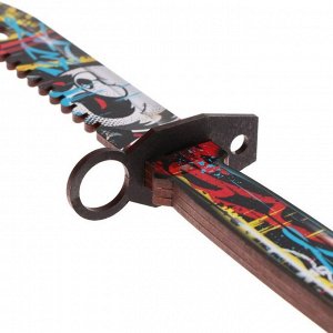 Сувенирное оружие нож-штык «Панда», длина 29 см