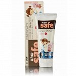 CJ LION &quot;Kids Safe&quot; Зубная паста детская 90гр Клубника (от 3-х до 12 лет) /40шт/