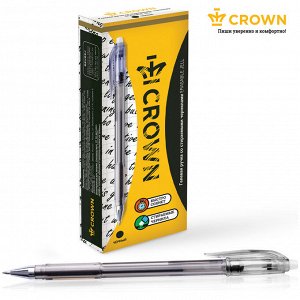 Ручка гелевая стираемая Crown "Erasable Jell" чёрная, 0,5мм