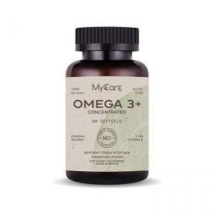 Омега - 3, Жирные кислоты MyCare Omega 3 concentrated 75% 90 softgel