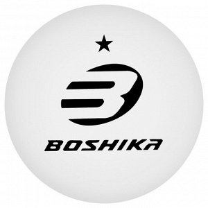 Набор мячей для настольного тенниса BOSHIKA Beginner 1*, d=40+ мм, 6 шт., цвет белый
