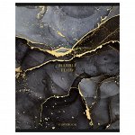 Тетрадь 48л., А5, клетка Greenwich Line &quot;&quot;Marble color&quot;&quot;, матовая ламинация, тиснение фольгой, 70г/м2
