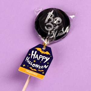 Леденец «Happy Halloween» с печатью, вкус: кола, 25 г.