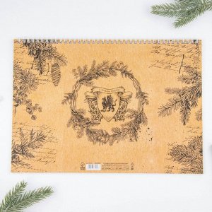 Календарь на спирали «Сказочного нового года», 34 х 24 см
