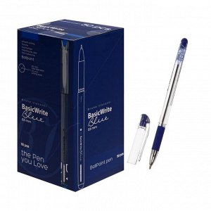 Ручка шариковая Bruno Visconti BasicWrite Basic, 0,5 мм, синие чернила