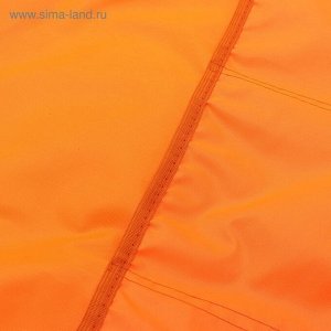 Фартук-накидка с рукавами для труда, 610 х 440 мм, 3 кармана, рост 120-140 см, Calligrata, оранжевый, длина рукава 34 см