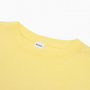 Комплект женский (джемпер, шорты) MINAKU: Casual Collection цвет лимон