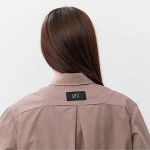 Костюм женский (рубашка, шорты) MIST Summer time 44, кофейный