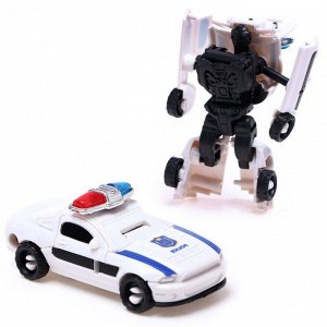Набор роботов «Полицейский отряд», 5 трансформеров, собираются в 1 робота