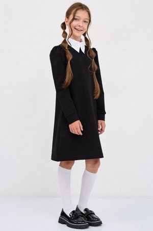 Школьное платье для девочки из футера двухнитки Bonito