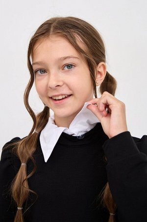 Школьное платье для девочки из футера двухнитки Bonito