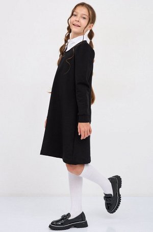 Школьное платье для девочки из футера двухнитки Bonito