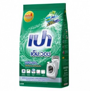 LION "PAO M" Стир.порошок д/всех типов стир.маш. 500гр "M Wash Regular" /24шт/ Таиланд