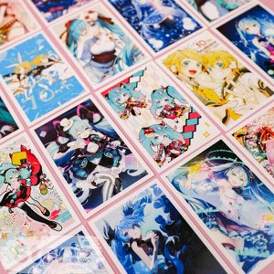 Набор картонных карточек "Hatsune Miku №1" 30шт.