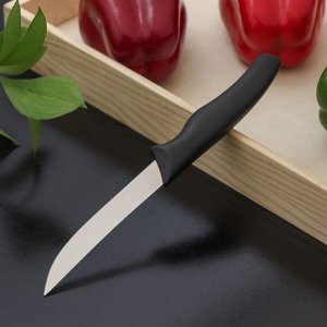 Нож универсальный Доляна «Грайм», лезвие 11,5 см, цвет чёрный