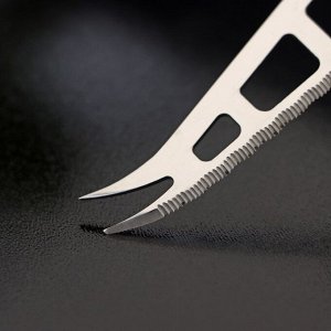 Нож для сыра Доляна «Ломоть», ручка из гевеи, 13,2?3,2 см
