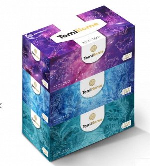 Салфетки бумажные TomiHome 250шт*3