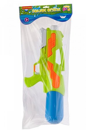 Водный пистолет с помпой Bondibon "Наше Лето", РАС 25х57х9 см, светло-зелён., арт. 6618.