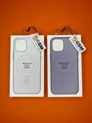 Чехол iPhone 13 Clear Case MagSafe hi-copy (фиолетовый)