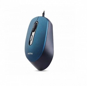 Проводная мышь USB Smartbuy ONE 265-B синяя, SBM-265-B