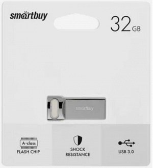 USB Flash 3.0 SmartBuy M2 Metal 100MB/s 32GB серебро, SB32GBM2