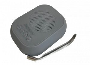 Колонка Smartbuy BLOOM, 3Вт, Bluetooth, MP3, FM-радио, серая, SBS-180