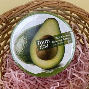 Farm Stay Крем для лица и тела универсальный с авокадо, Real Avocado All-In-One Cream, 300 мл