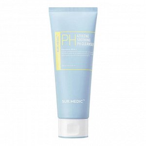 Успокаивающий гель для умывания с азуленом и церамидами SUR. MEDIC+ Azulene Soothing pH Cleanser