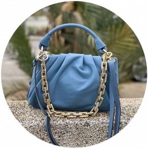 Сумка с цепочкой AB.Z · Pelle · 21-11 (860) azul