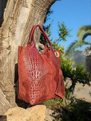 Сумка-шоппер Pelle 1607 Coco Granate