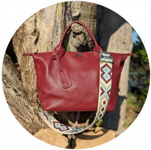 Сумка-шоппер AB.Z · Pelle · 21-13 (740) Burdeos+CINTURON BOLSOS (150)-6 (13)