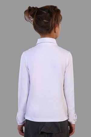 Блузка для девочки "Алиса" арт. 13167 (белый)