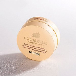 Гидрогелевые патчи для век с муцином улитки Snail & Gold Hydrogel Eye Patch