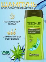 Trichup Healthy, Long &amp; Strong Shampoo 200ml / Шампунь Для Волос Здоровые, Длинные и Сильные 200мл