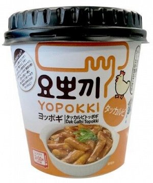 Рисовые клецки со вкусом курицы Dak Galbi Topokki , 130гр