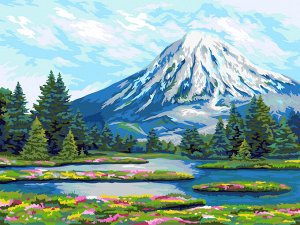 Рисование по номерам Русская живопись 40*50 Камчатский край