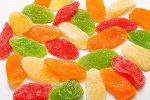 Цукаты из ананаса в форме листика Тайланд 500 грамм