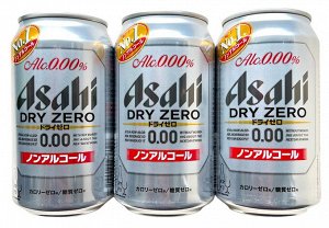 Пиво безалкогольное Asahi Dry Zero 0.0 350мл