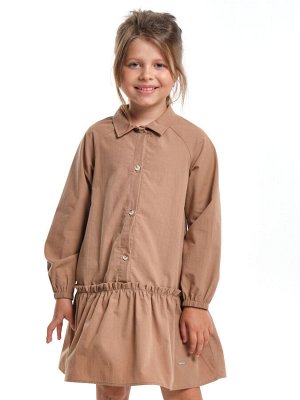 Платье для девочки (98-122см) UD 7967-2(2) св.коричневый
