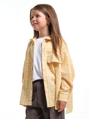Рубашка для девочки (152-164см) UD 7983-1(4) желтая клетка